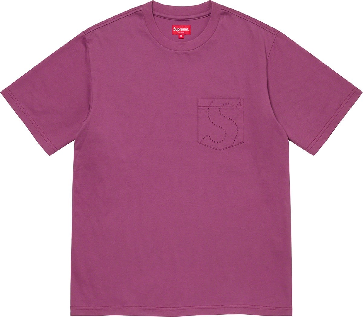 Laser Cut S Logo Pocket Tee view 7